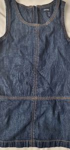 BabyGap jeans dress toddler 2 years zipper sleeve less